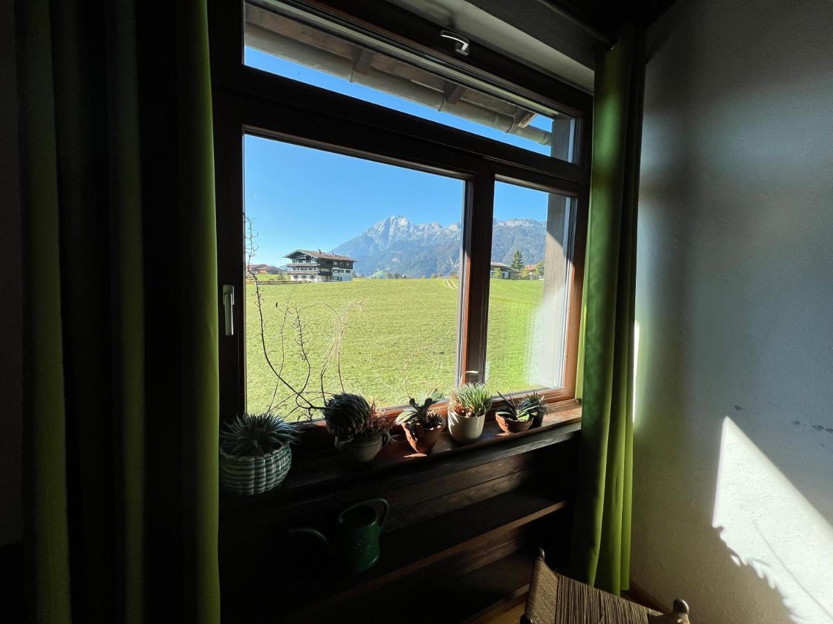 Haus Im Gruenen Apartment Saalfelden ภายนอก รูปภาพ